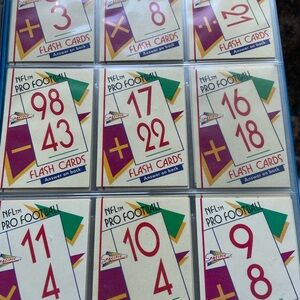 NFL Pro Football Flash Cards